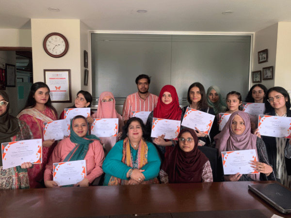 Psychology training session illustration